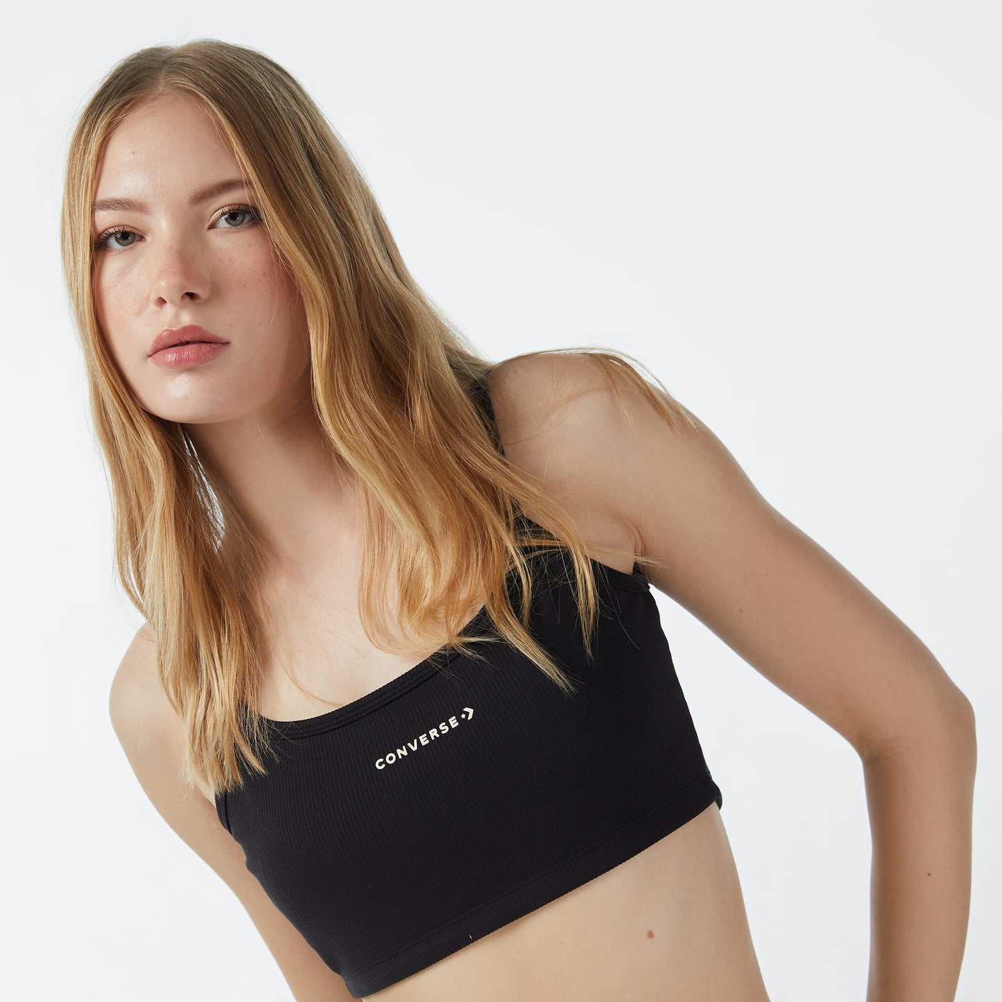 Converse Strappy Kadın Siyah T-shirt