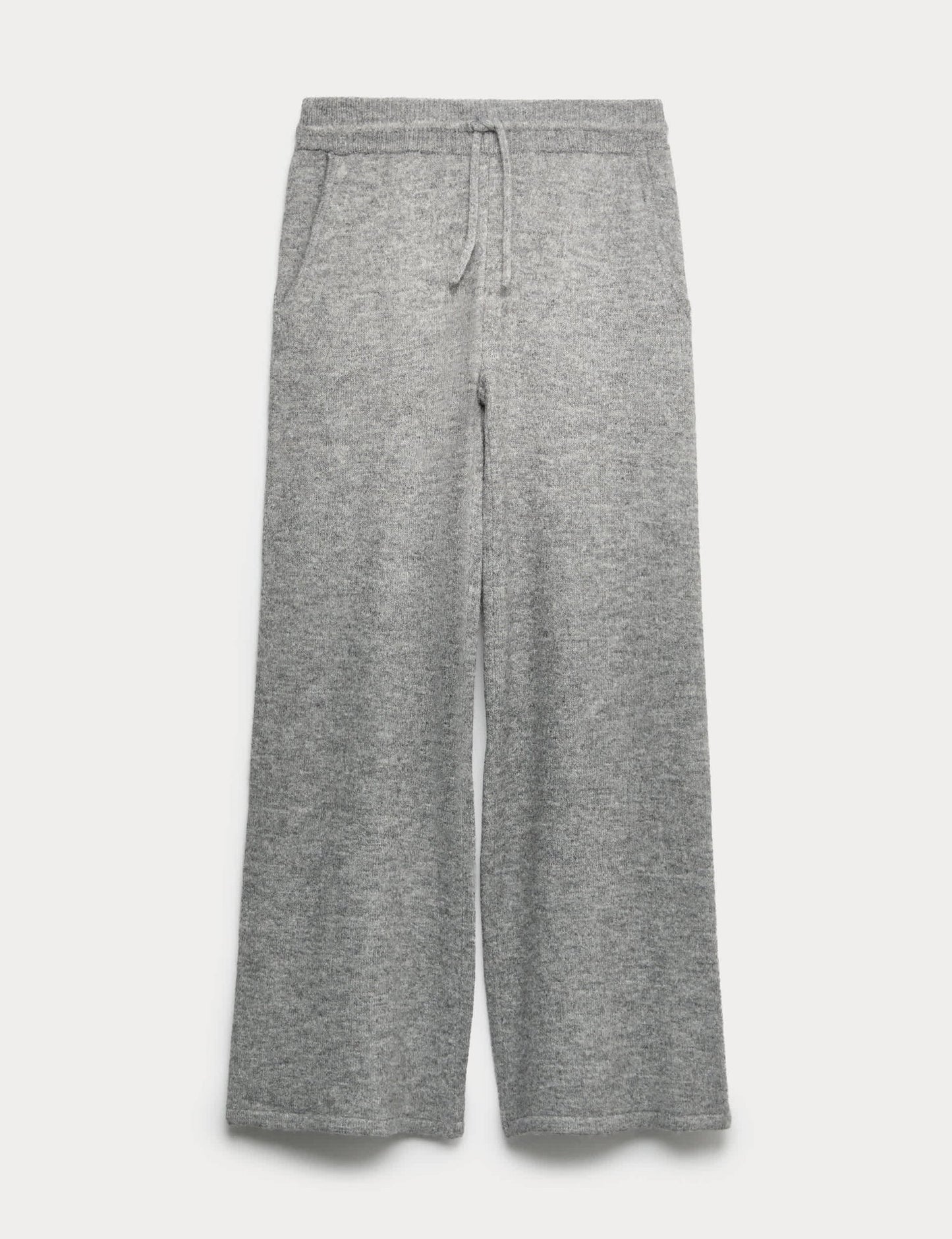 Geniş Paça Triko Pantolon