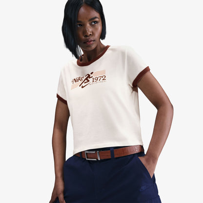 Nike Sportswear Ringer Kadın Bej T-shirt
