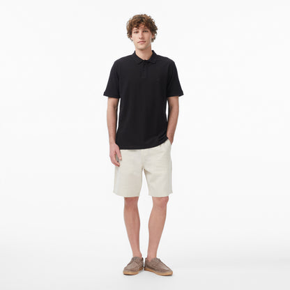 Nautica Erkek Krem Regular Fit Keten Şort