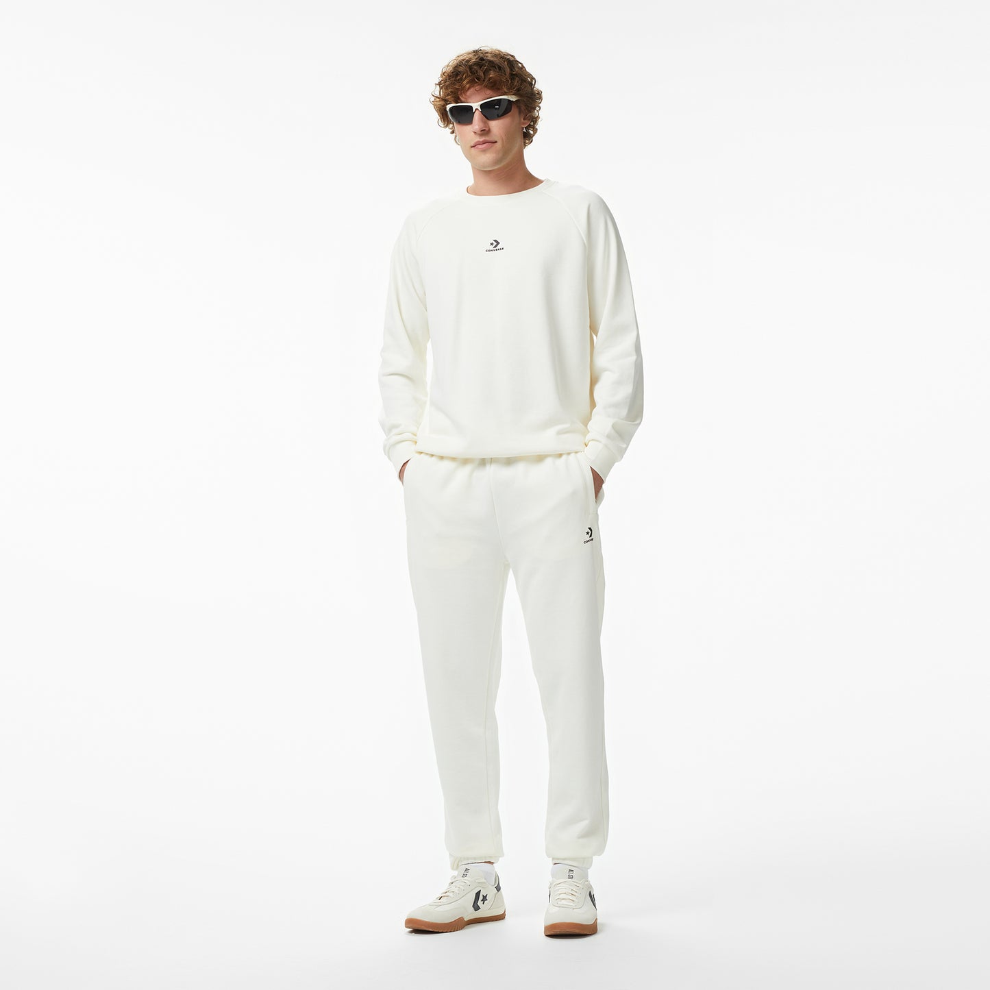 Converse Erkek Krem Sweatshirt
