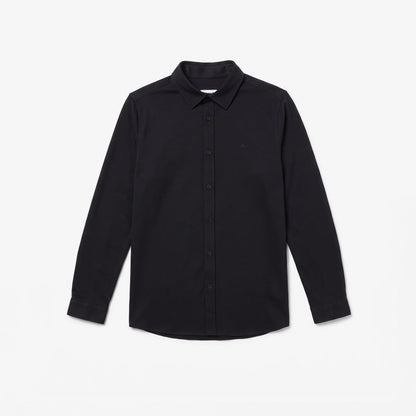 Lacoste Slim Fit Erkek Siyah Gömlek