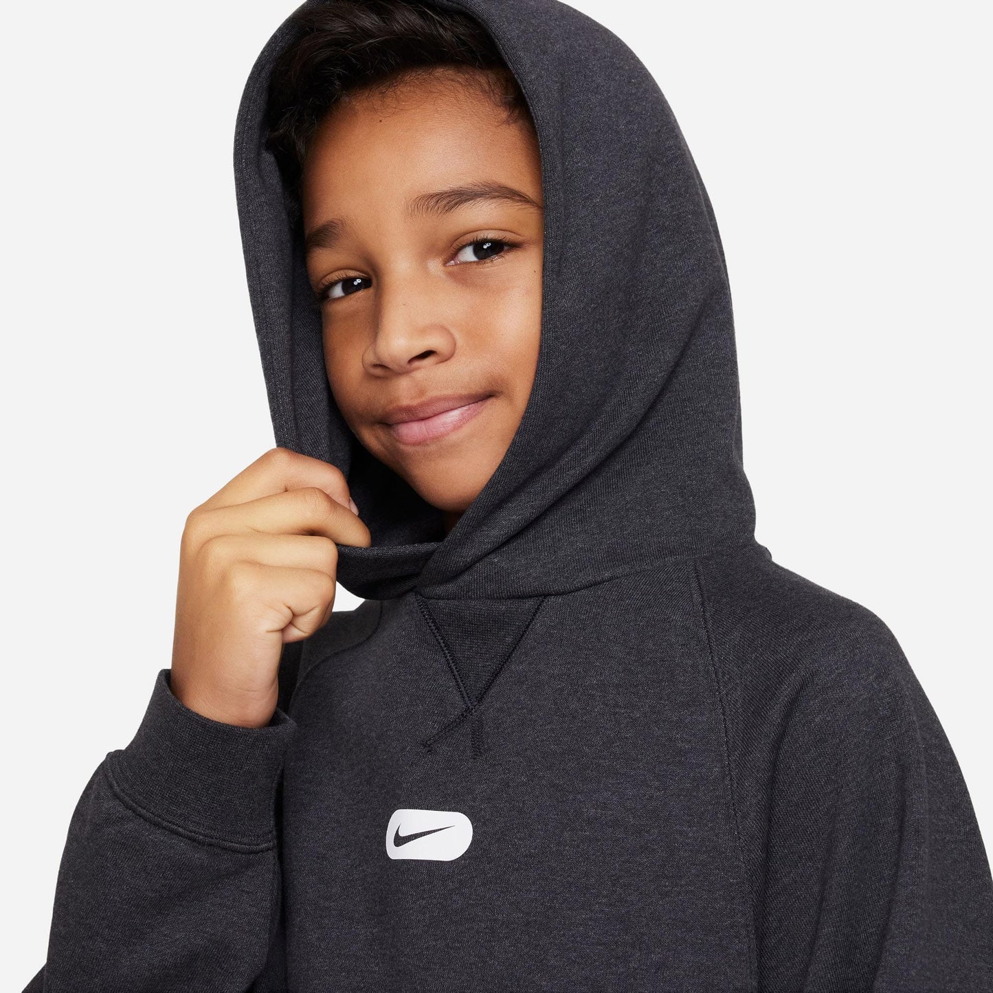 Nike Dri-fit Athletics Çocuk Siyah Hoodie
