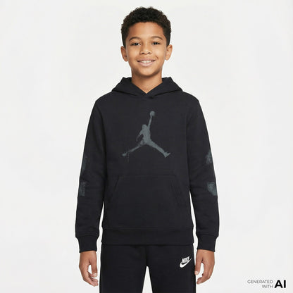 Jordan Jdb Mj Mvp Hbr Jm Ft Po Çocuk Siyah Sweatshirt