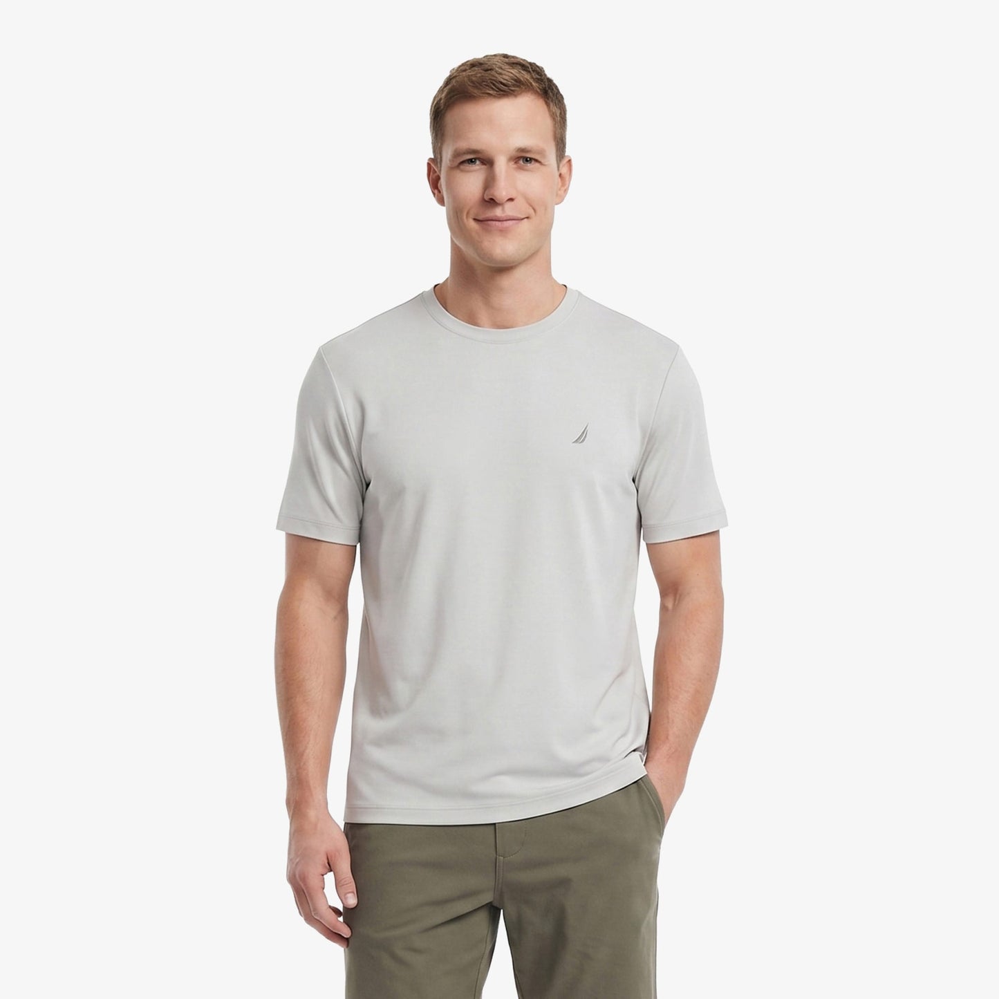 Nautica Regular Fit Erkek Gri T-shirt