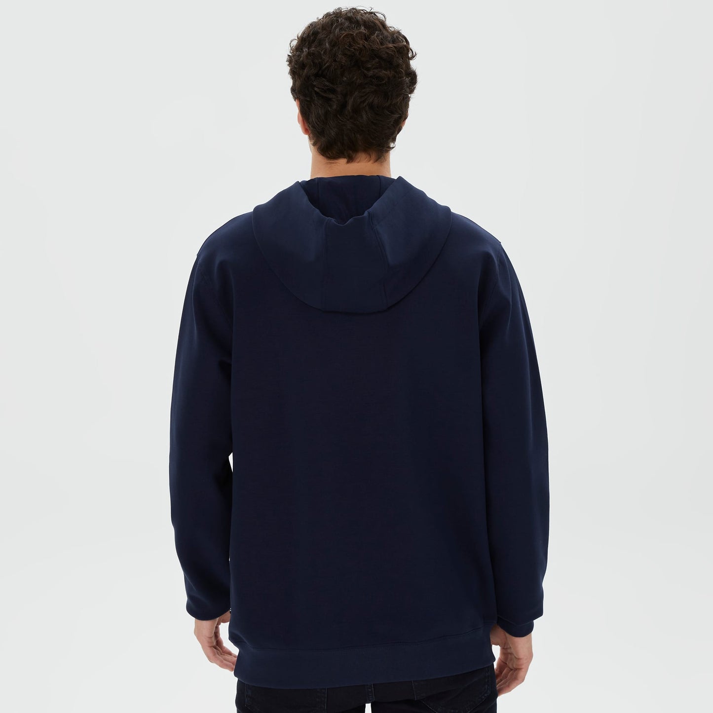 Nautica Erkek Lacivert Standart Fit Kapüşonlu Sweatshirt