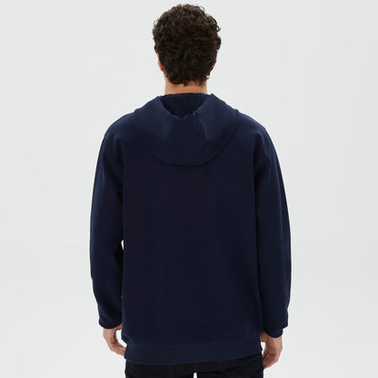 Nautica Erkek Lacivert Standart Fit Kapüşonlu Sweatshirt