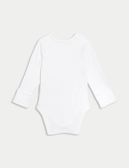 Saf Pamuklu 7'li Bodysuit Seti (0-3 Yaş)
