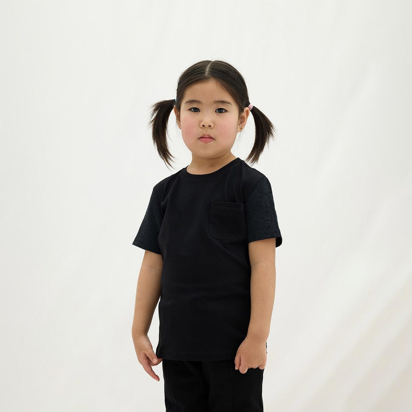 Les Benjamins 401 Çocuk Siyah T-shirt