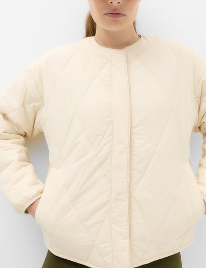 Goodmove Stormwear™ Kapitone Yakasız Kadın Ceket