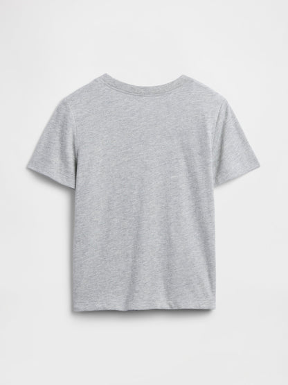 Açık Gri Babygap Logo T-shirt