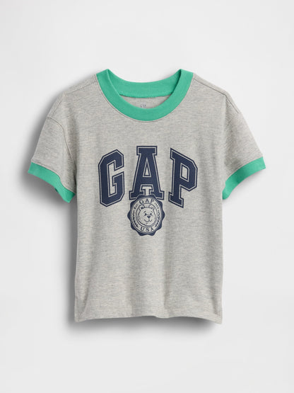 Gri Logo Ringer T-shirt