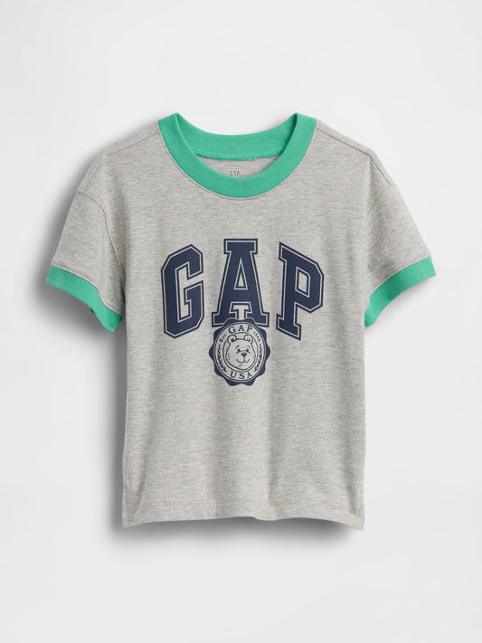 Gri Logo Ringer T-shirt