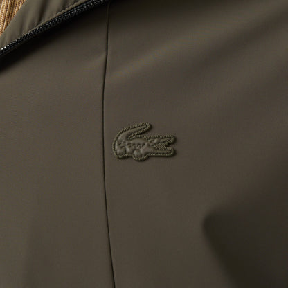 Lacoste Kapüşonlu Regular Fit Erkek Haki Mont