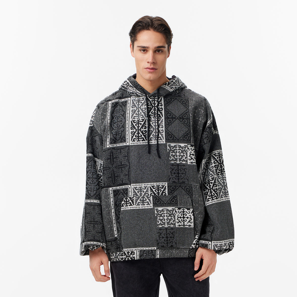 Les Benjamins Erkek Gri Hoodie