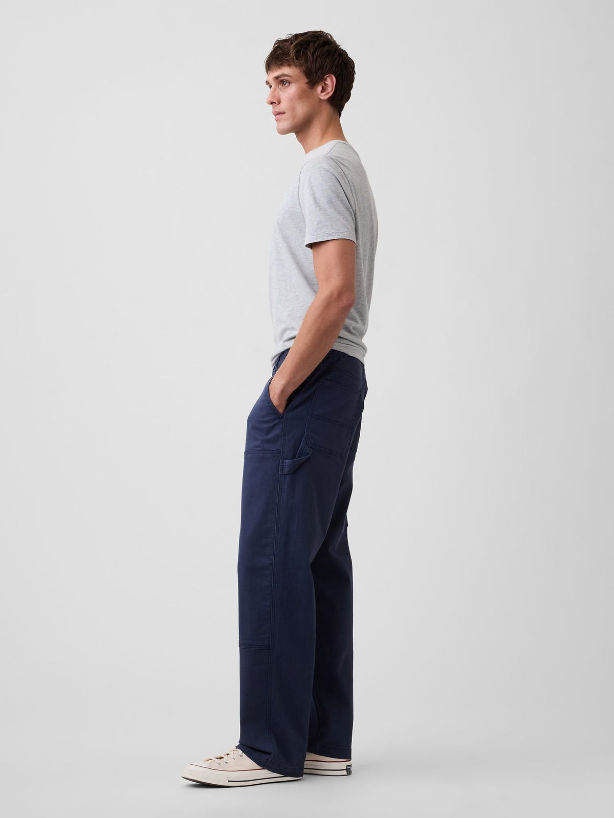 Lacivert Relaxed Carpenter Jean Pantolon