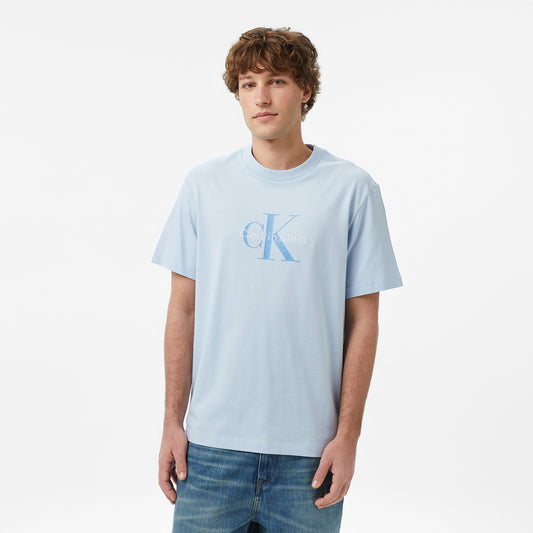 Calvin Klein Hero Monologo 20s Erkek Mavi T-shirt