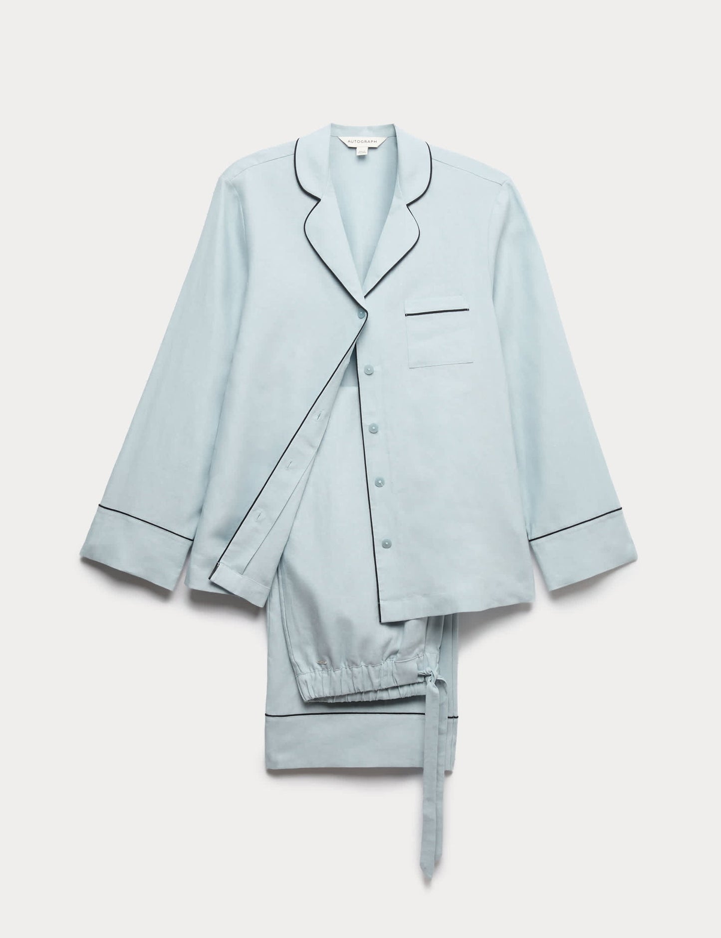 %100 Keten Pijama Takımı