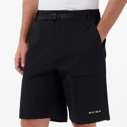 United4 Slim Fit Erkek Siyah Şort