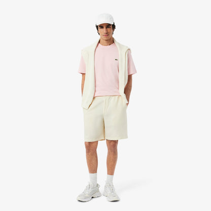 Lacoste Erkek Classic Fit Bisiklet Yaka Pembe T-shirt