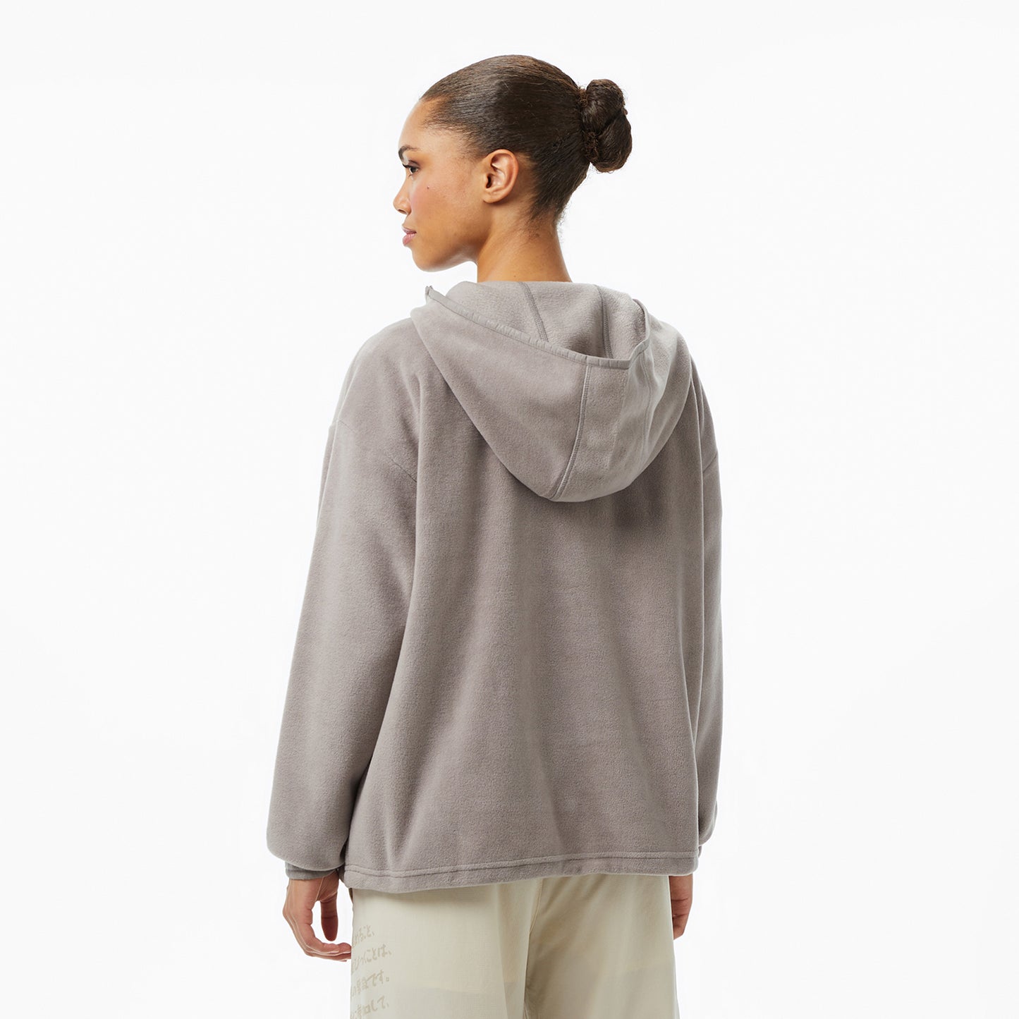 United4 Kadın Gri Hoodie