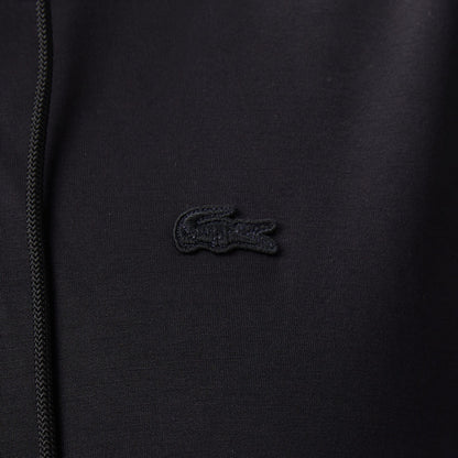 Lacoste Kadın Relaxed Fit Kapüşonlu Siyah Sweatshirt