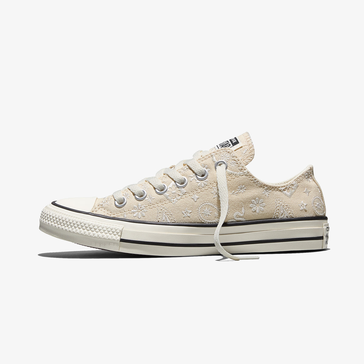 Converse Chuck Taylor All Star Desenli Unisex Bej Sneaker