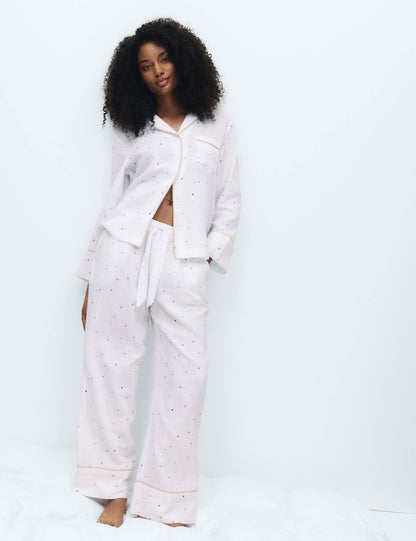 Kalp Detaylı Pijama Takımı