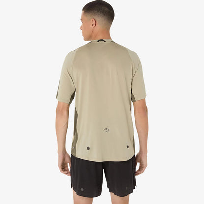 Asics Fujitrail Elite Ss Top Erkek Yeşil T-shirt