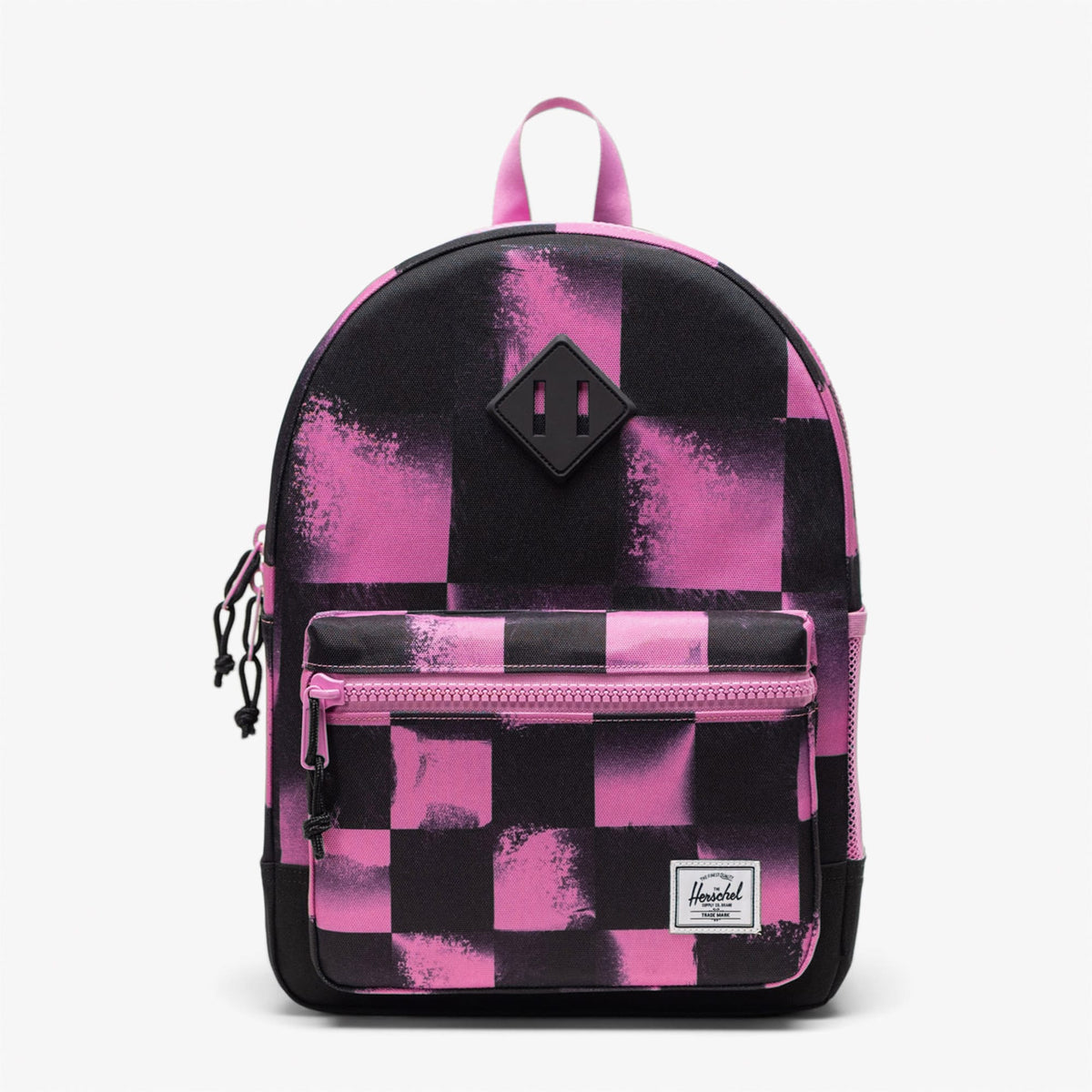 Herschel Supply Co Heritage Checkered Çocuk Siyah/pembe Sırt Çantası