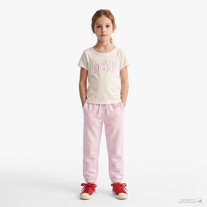 Gap V-french Logo Çocuk Pembe Eşofman Altı