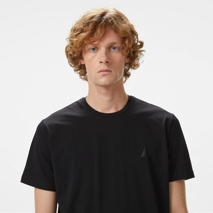 Nautica Erkek Siyah Classic Fit T-shirt