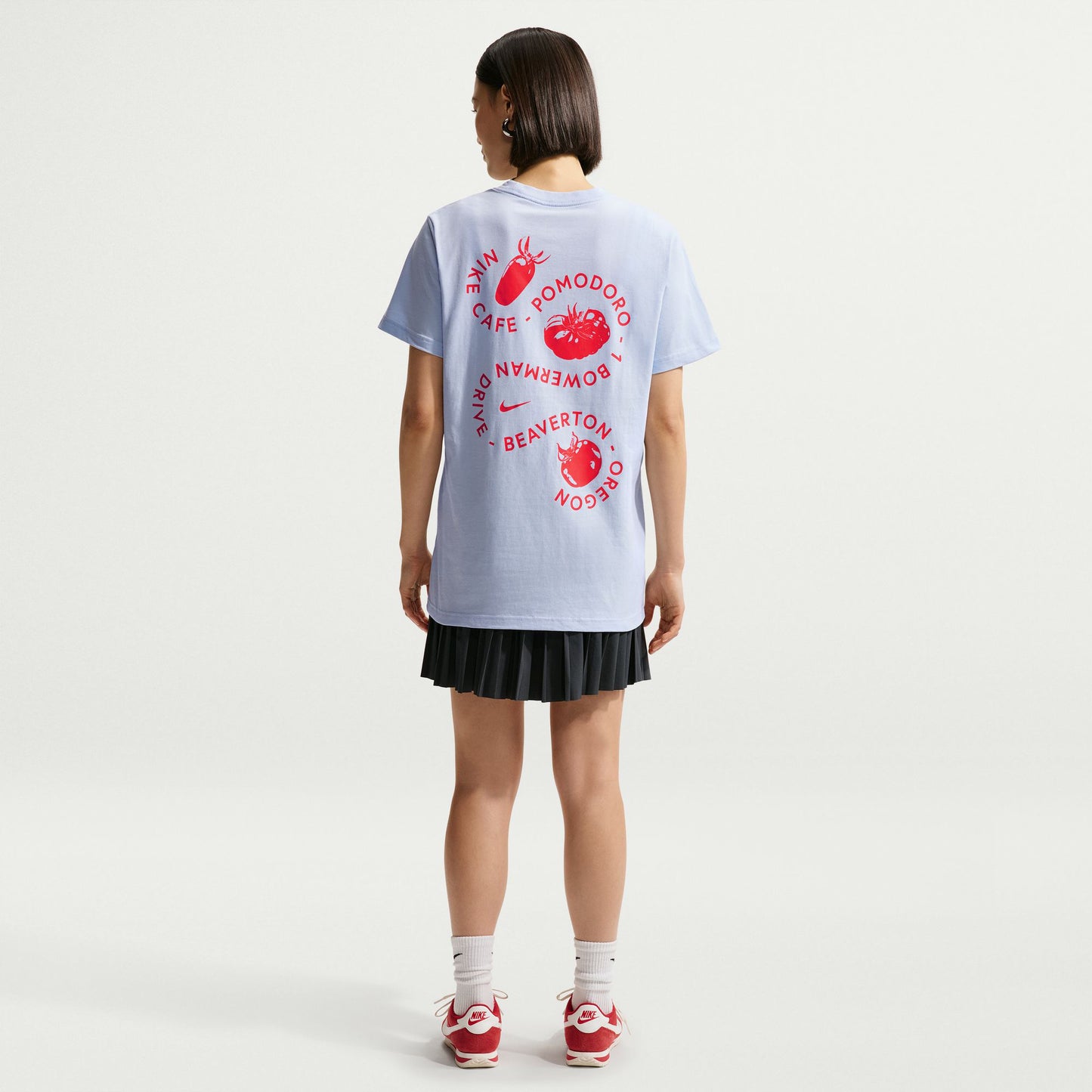 Nike Classic Bf Cafe Tomato Kadın Mavi T-shirt