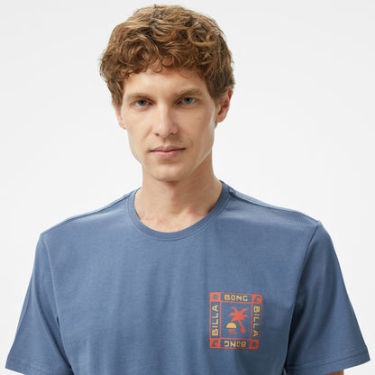 Billabong Window Premium Erkek Mavi T-shirt