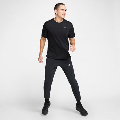 Nike Solar Chase Erkek Siyah Koşu T-shirt