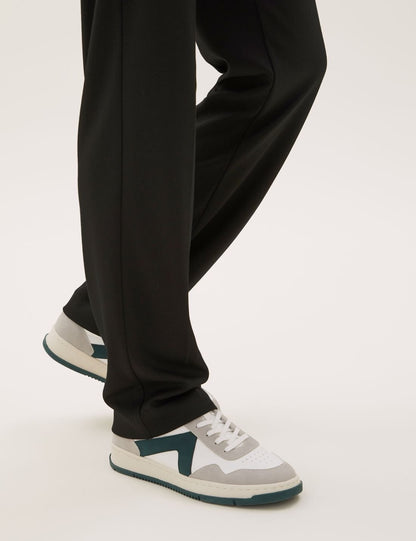Straight Leg Örme Pantolon