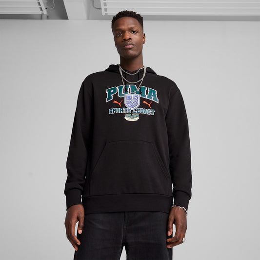Puma Sports Legacy Graphic Erkek Siyah Sweatshirt