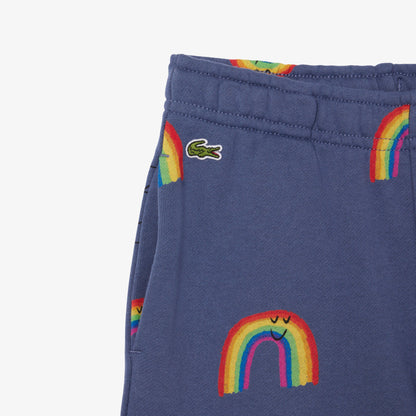 Lacoste Çocuk Desenli Lacivert Şort