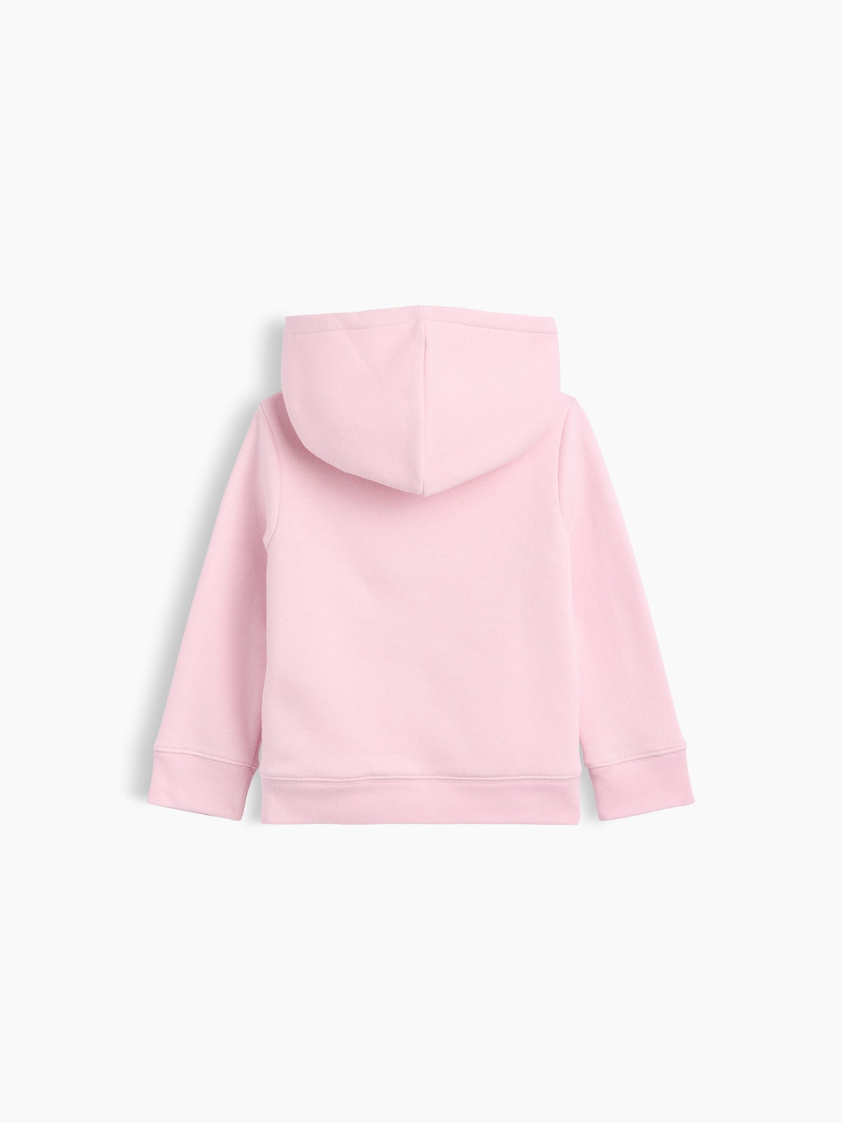 Açık Pembe Sherpa Astarlı Logo Fermuarlı Sweatshirt