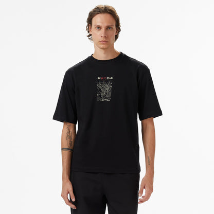 United4 Erkek Siyah T-shirt