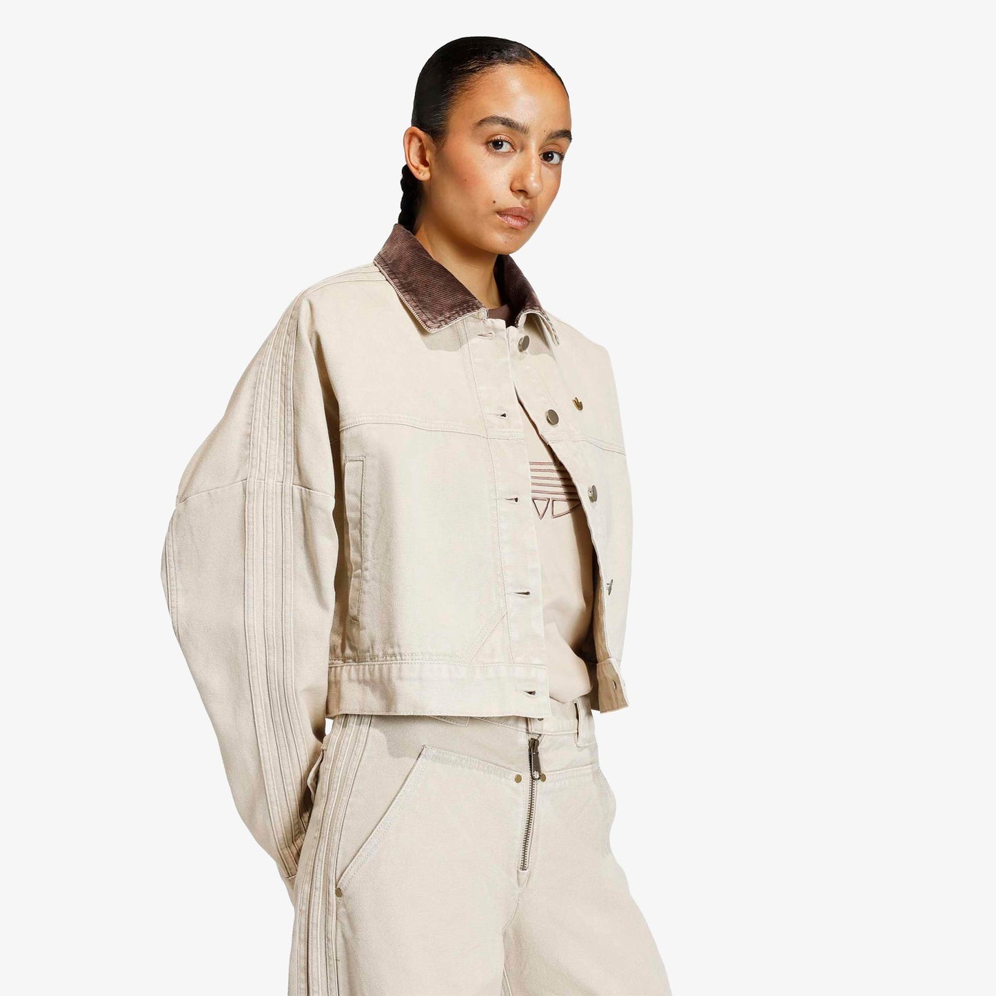 Adidas P Essential Kadın Bej Ceket