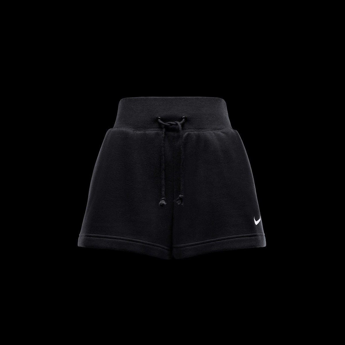 Nike Sportswear Phoenix Fleece Yüksek Belli Bol Kadın Siyah Şort