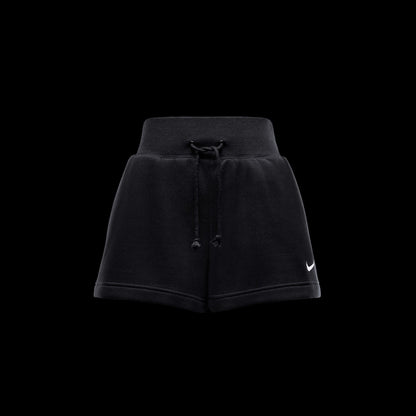 Nike Sportswear Phoenix Fleece Yüksek Belli Bol Kadın Siyah Şort
