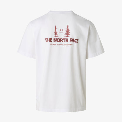 The North Face Camping Relaxed Erkek Beyaz T-shirt