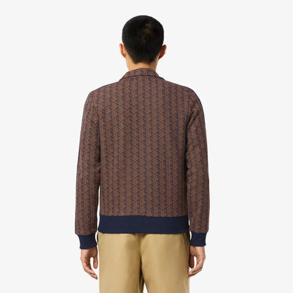 Lacoste Paris Fermuarlı Erkek Mor Sweatshirt