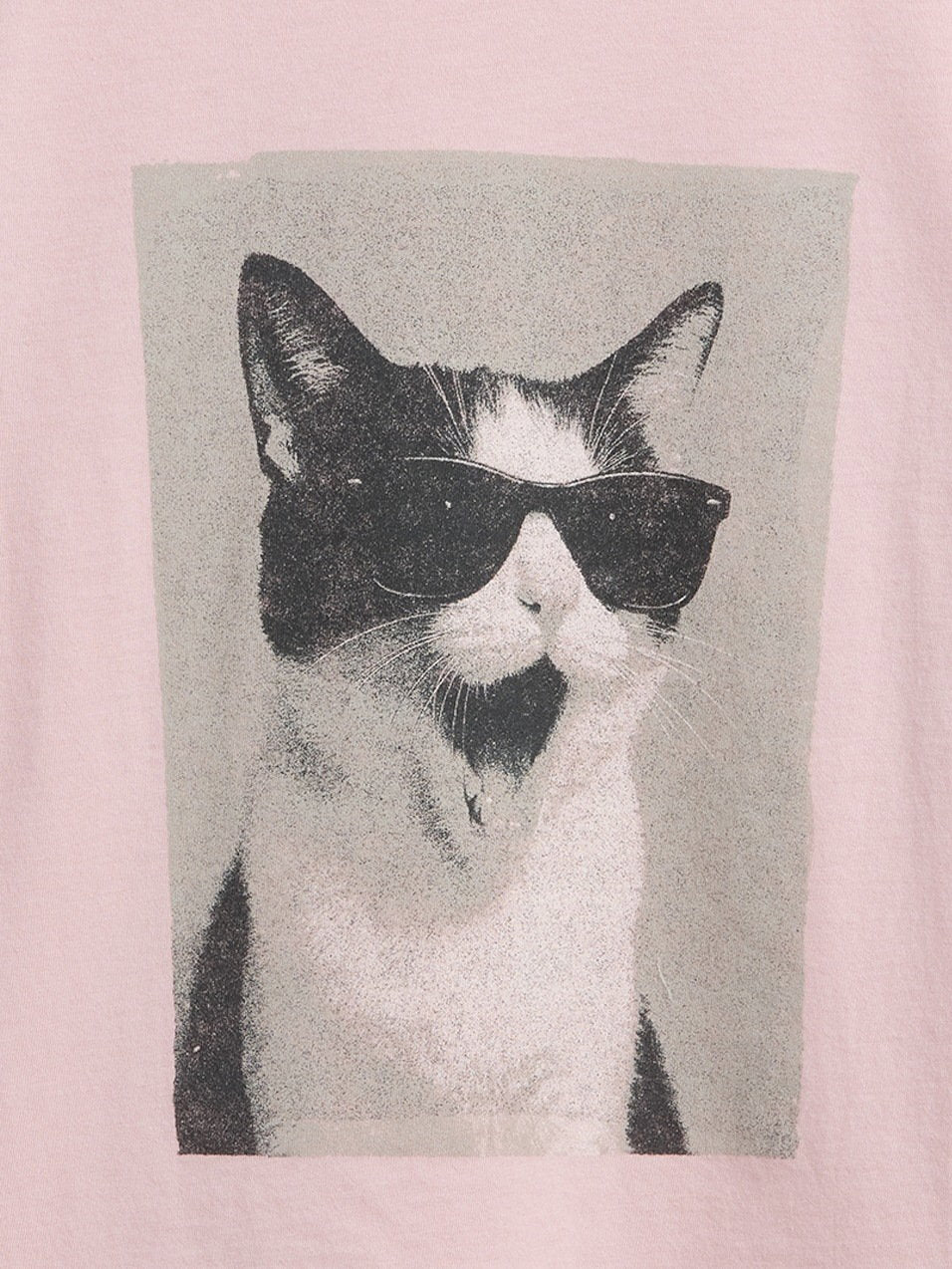 Açık Pembe Grafik Baskılı T-shirt