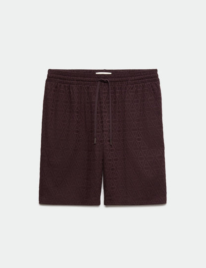 Jakar Desenli Pijama Şortu