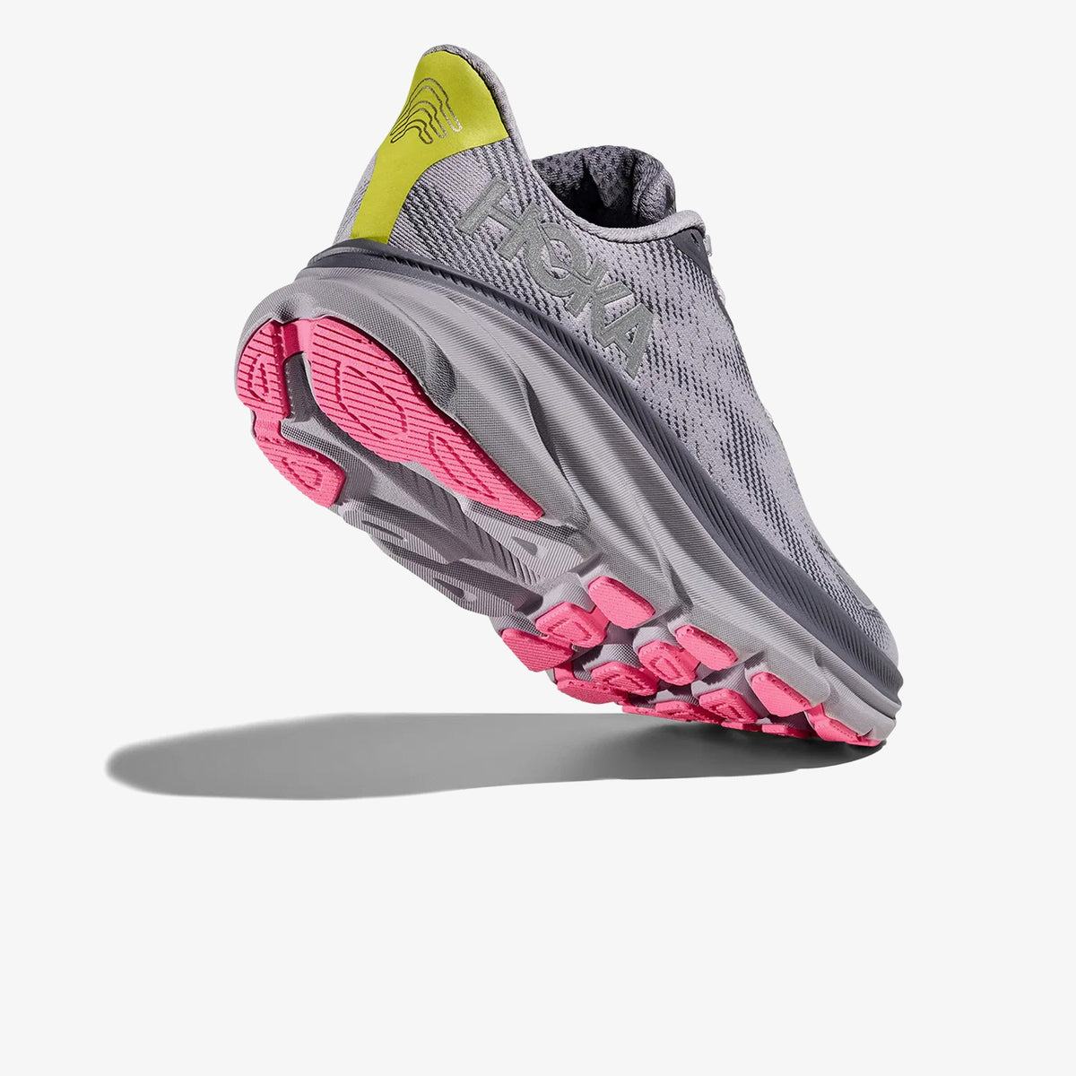 Hoka Clifton 9 Gore-tex Kadın Gri Yol Koşusu Ayakkabısı