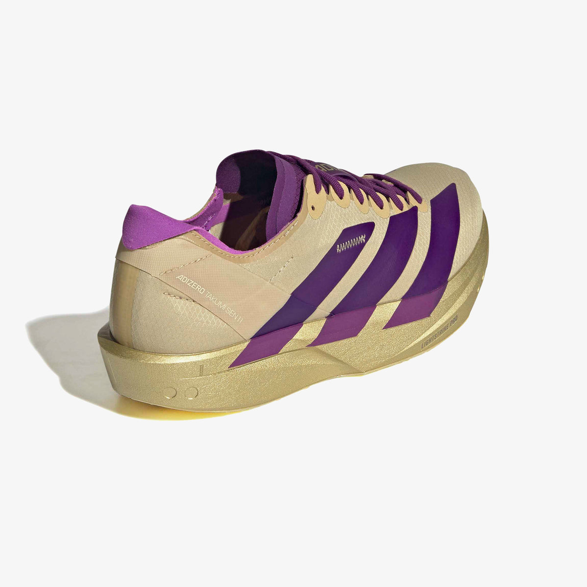 Adidas Adizero Takumi Sen 11 Kadın Bej Koşu Ayakkabısı