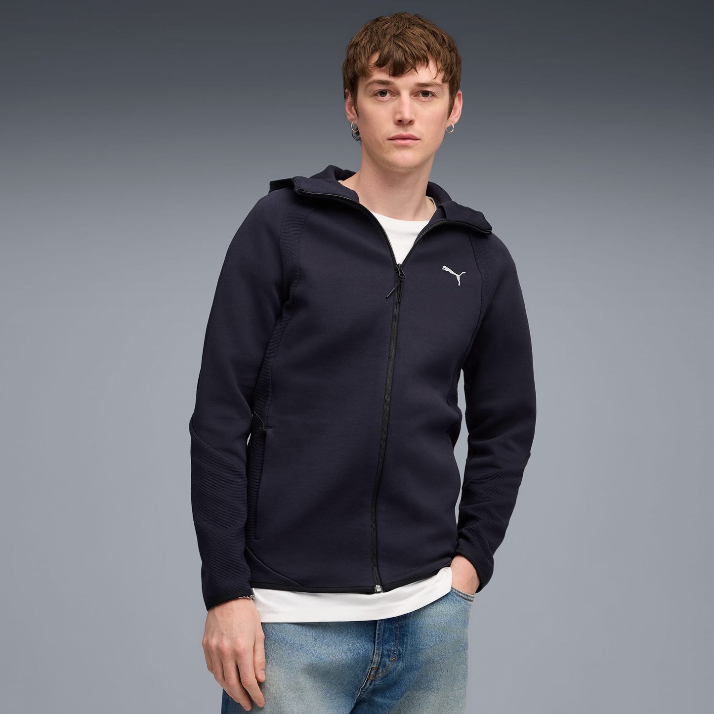 Puma Evostripe Erkek Lacivert Ceket